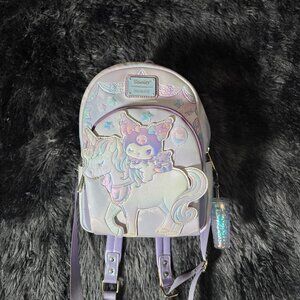 Loungefly Sanrio Kuromi Baku Unicorn Carnival Mini Backpack